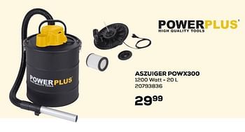 Aanbiedingen Powerplus aszuiger powx300 - Powerplus - Geldig van 03/12/2019 tot 07/01/2020 bij Supra Bazar