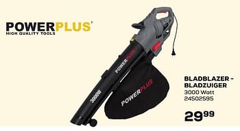 Aanbiedingen Powerplus bladblazer - bladzuiger - Powerplus - Geldig van 03/12/2019 tot 07/01/2020 bij Supra Bazar
