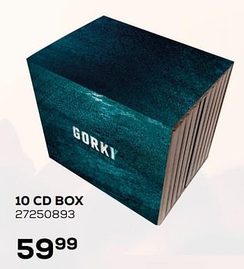 Aanbiedingen Gorky 10 cd box - Huismerk - Supra Bazar - Geldig van 03/12/2019 tot 07/01/2020 bij Supra Bazar