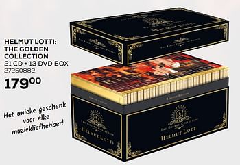Aanbiedingen Helmut lotti: the golden collection 21 cd + 13 dvd box - Huismerk - Supra Bazar - Geldig van 03/12/2019 tot 07/01/2020 bij Supra Bazar