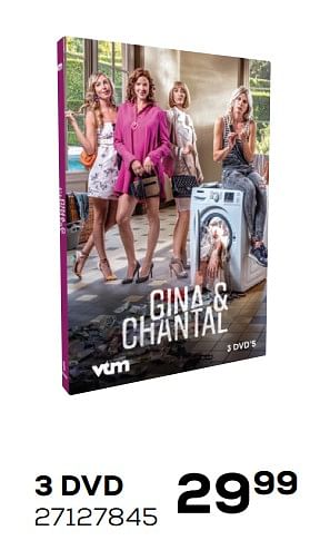 Aanbiedingen 3 dvd gina + chantal - Huismerk - Supra Bazar - Geldig van 03/12/2019 tot 07/01/2020 bij Supra Bazar