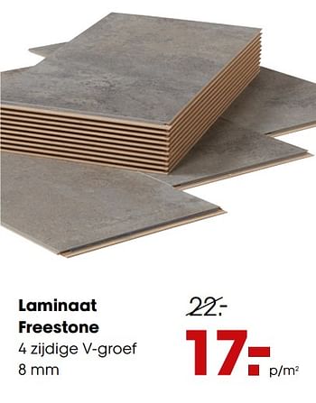 Aanbiedingen Laminaat freestone - Huismerk - Kwantum - Geldig van 02/12/2019 tot 15/12/2019 bij Kwantum