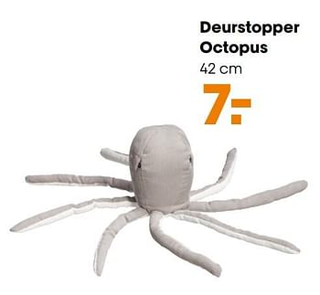 Aanbiedingen Deurstopper octopus - Huismerk - Kwantum - Geldig van 16/12/2019 tot 29/12/2019 bij Kwantum