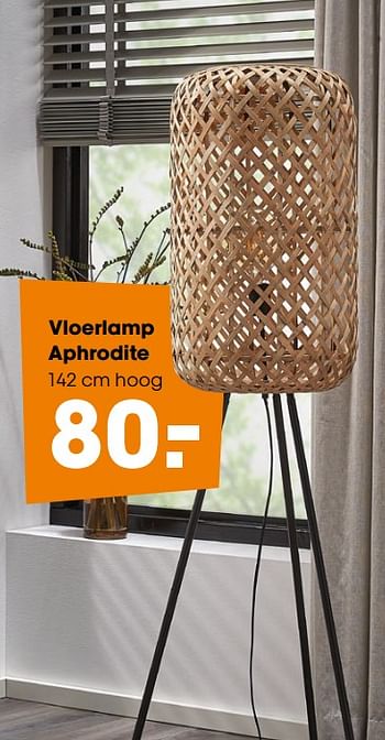 Aanbiedingen Vloerlamp aphrodite - Huismerk - Kwantum - Geldig van 16/12/2019 tot 29/12/2019 bij Kwantum