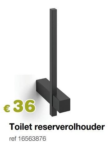 Aanbiedingen Toilet reserverolhouder - Zack - Geldig van 09/12/2019 tot 31/12/2019 bij Europoint