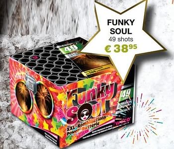 Aanbiedingen Vuurwerk funky soul - Huismerk - Europoint - Geldig van 09/12/2019 tot 31/12/2019 bij Europoint