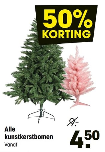 Aanbiedingen Alle kunstkerstbomen - Huismerk - Kwantum - Geldig van 02/01/2020 tot 12/01/2020 bij Kwantum