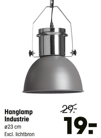 Aanbiedingen Hanglamp industrie - Huismerk - Kwantum - Geldig van 02/01/2020 tot 12/01/2020 bij Kwantum