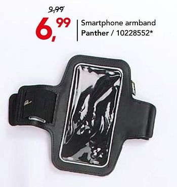 Aanbiedingen Smartphone armband panther - Panther - Geldig van 03/01/2020 tot 26/01/2020 bij Bristol