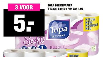 Aanbiedingen Topa toiletpapier - TOPA  - Geldig van 30/12/2019 tot 12/01/2020 bij Big Bazar