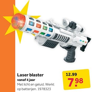Aanbiedingen Laser blaster - Huismerk - Intertoys - Geldig van 31/12/2019 tot 12/01/2020 bij Intertoys