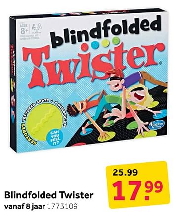 Aanbiedingen Blindfolded twister - Twister - Geldig van 31/12/2019 tot 12/01/2020 bij Intertoys