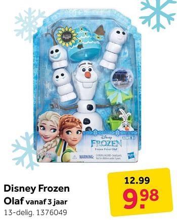 Aanbiedingen Disney frozen olaf - Disney  Frozen - Geldig van 31/12/2019 tot 12/01/2020 bij Intertoys