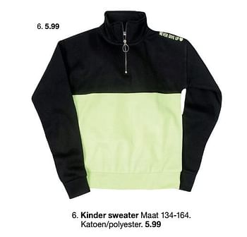 Aanbiedingen Kinder sweater - Huismerk - Zeeman  - Geldig van 04/01/2020 tot 10/01/2020 bij Zeeman