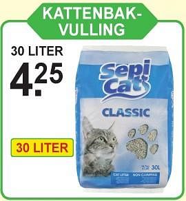 Aanbiedingen Kattenbak- vulling - Sepi Cat - Geldig van 30/12/2019 tot 18/01/2020 bij Van Cranenbroek
