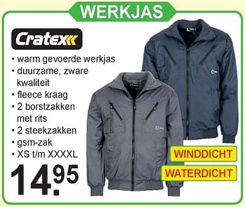 Aanbiedingen Werkjas - Cratex - Geldig van 30/12/2019 tot 18/01/2020 bij Van Cranenbroek