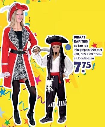 Aanbiedingen Piraat kapitein - Huismerk - Van Cranenbroek - Geldig van 30/12/2019 tot 18/01/2020 bij Van Cranenbroek