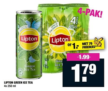 Aanbiedingen Lipton green ice tea - Lipton - Geldig van 13/01/2020 tot 26/01/2020 bij Big Bazar