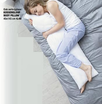Aanbiedingen Kussensloop body pillow - Huismerk - Big Bazar - Geldig van 13/01/2020 tot 26/01/2020 bij Big Bazar
