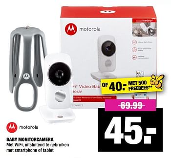 Aanbiedingen Motorola baby monitorcamera - Motorola - Geldig van 13/01/2020 tot 26/01/2020 bij Big Bazar