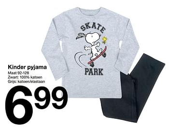 Aanbiedingen Kinder pyjama - Huismerk - Zeeman  - Geldig van 11/01/2020 tot 17/01/2020 bij Zeeman