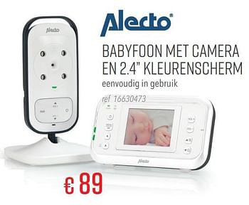 Aanbiedingen Alecto babyfoon met camera en 2.4 kleurenscherm - Alecto - Geldig van 20/01/2020 tot 16/02/2020 bij Europoint