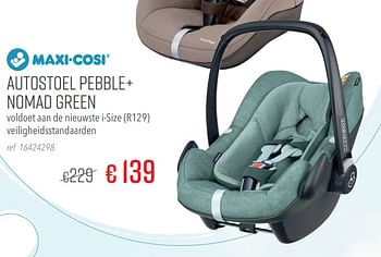 Aanbiedingen Autostoel pebble+ nomad green - Maxi-cosi - Geldig van 20/01/2020 tot 16/02/2020 bij Europoint