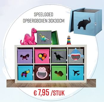 Aanbiedingen Speelgoed opbergboxen - Huismerk - Europoint - Geldig van 20/01/2020 tot 16/02/2020 bij Europoint
