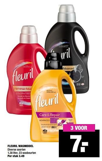 Aanbiedingen Fleuril wasmiddel - Fleuril - Geldig van 27/01/2020 tot 09/02/2020 bij Big Bazar