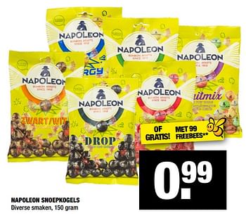 Aanbiedingen Napoleon snoepkogels - Napoleon - Geldig van 27/01/2020 tot 09/02/2020 bij Big Bazar