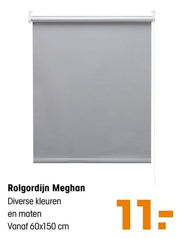 Aanbiedingen Rolgordijn meghan - Huismerk - Kwantum - Geldig van 10/02/2020 tot 16/02/2020 bij Kwantum