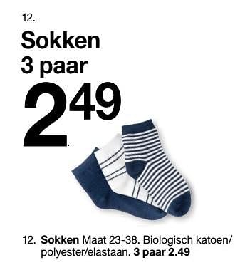 Aanbiedingen Sokken - Huismerk - Zeeman  - Geldig van 30/01/2020 tot 31/08/2020 bij Zeeman