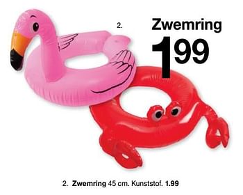 Aanbiedingen Zwemring - Huismerk - Zeeman  - Geldig van 30/01/2020 tot 31/08/2020 bij Zeeman