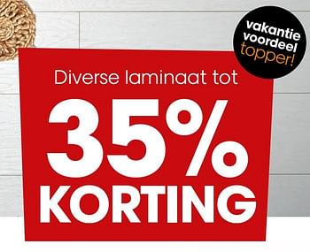 Aanbiedingen Diverse laminaat tot 35% korting - Huismerk - Kwantum - Geldig van 17/02/2020 tot 01/03/2020 bij Kwantum