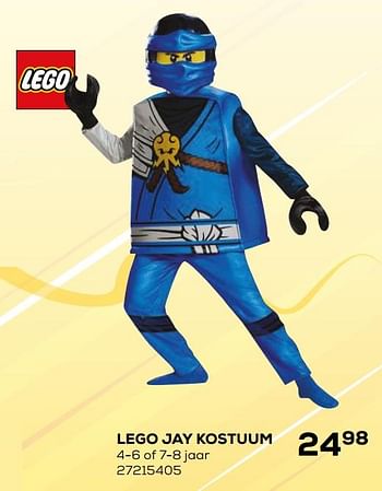 Aanbiedingen Lego jay kostuum - Lego - Geldig van 07/02/2020 tot 03/03/2020 bij Supra Bazar