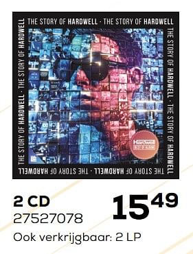 Aanbiedingen Hardwell - the story of hardwell 2cd best of album - Hardwell - Geldig van 07/02/2020 tot 03/03/2020 bij Supra Bazar
