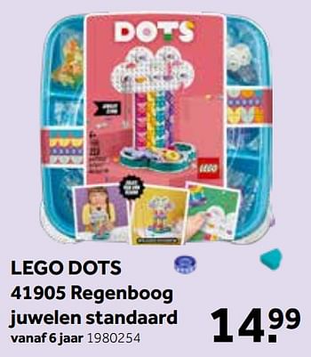 Aanbiedingen Lego dots 41905 regenboog juwelen standaard - Lego - Geldig van 02/03/2020 tot 15/03/2020 bij Intertoys