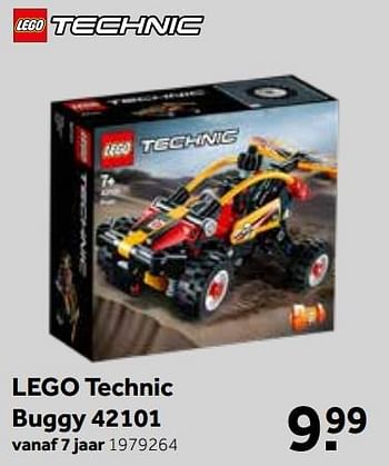 Aanbiedingen Lego technic buggy 42101 - Lego - Geldig van 02/03/2020 tot 15/03/2020 bij Intertoys