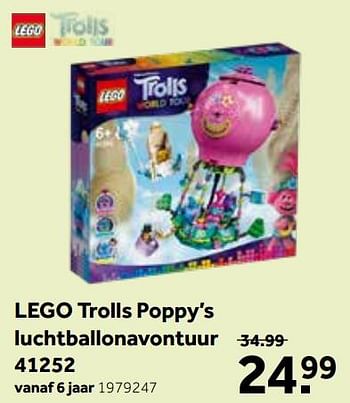 Aanbiedingen Lego trolls poppy`s luchtballonavontuur 41252 - Lego - Geldig van 02/03/2020 tot 15/03/2020 bij Intertoys
