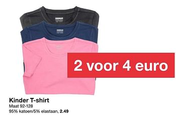 Aanbiedingen Kinder t-shirt - Huismerk - Zeeman  - Geldig van 29/02/2020 tot 13/03/2020 bij Zeeman