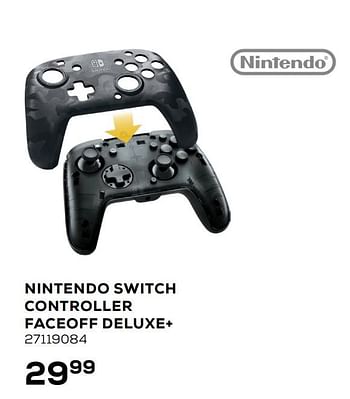 Aanbiedingen Nintendo switch controller faceoff deluxe+ - Nintendo - Geldig van 06/03/2020 tot 31/03/2020 bij Supra Bazar