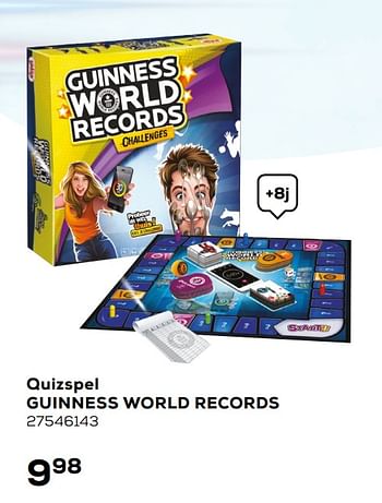 Aanbiedingen Quizspel guinness world records - Blue Rocket - Geldig van 06/03/2020 tot 31/03/2020 bij Supra Bazar