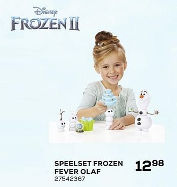 Aanbiedingen Speelset frozen fever olaf - Disney  Frozen - Geldig van 06/03/2020 tot 31/03/2020 bij Supra Bazar