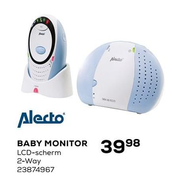 Aanbiedingen Alecto baby monitor lcd-scherm 2-way - Alecto - Geldig van 06/03/2020 tot 31/03/2020 bij Supra Bazar