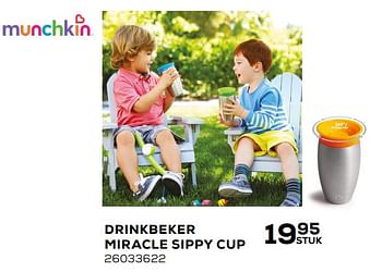 Aanbiedingen Drinkbeker miracle sippy cup - Munchkin - Geldig van 06/03/2020 tot 31/03/2020 bij Supra Bazar