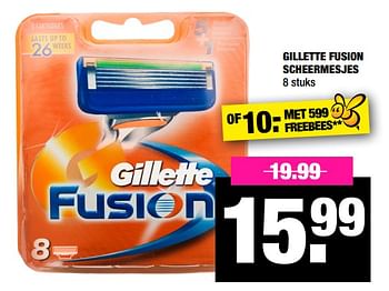 Aanbiedingen Gillette fusion scheermesjes - Gillette - Geldig van 09/03/2020 tot 22/03/2020 bij Big Bazar