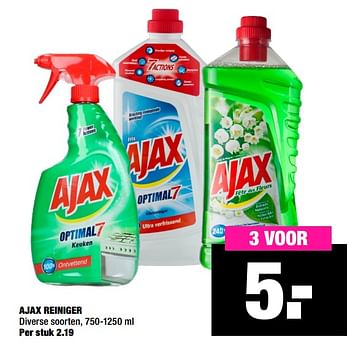 Aanbiedingen Ajax reiniger - Ajax - Geldig van 09/03/2020 tot 22/03/2020 bij Big Bazar