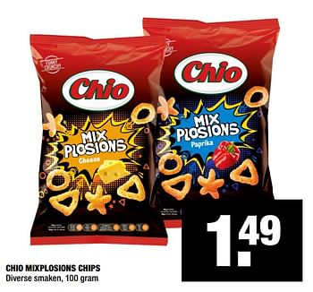 Aanbiedingen Chio mixplosions chips - Chio - Geldig van 09/03/2020 tot 22/03/2020 bij Big Bazar