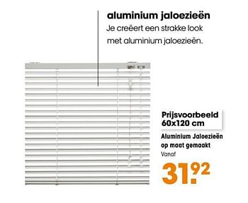 Aanbiedingen Aluminium jaloezieën op maat gemaakt - Huismerk - Kwantum - Geldig van 16/03/2020 tot 27/09/2020 bij Kwantum