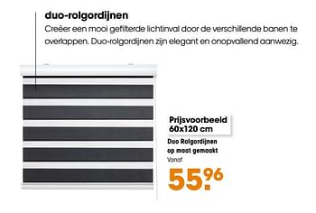 Aanbiedingen Duo rolgordijnen op maat gemaakt - Huismerk - Kwantum - Geldig van 16/03/2020 tot 27/09/2020 bij Kwantum